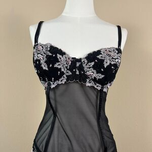 Gorgeous Donna Loren Vintage Coquette Corset Top